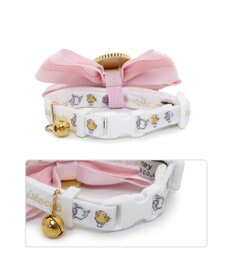 PET PARADISE ディズニー マリー 大リボン 猫首輪 S / M