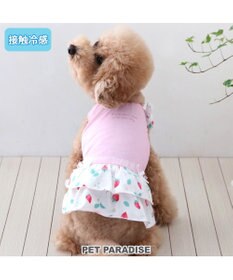 ペットパラダイス 接触冷感 ワンピース 《苺柄》 小型犬 / PET