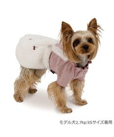 PET PARADISE ペットパラダイス スカート つなぎ 《チェリー柄》 小型犬