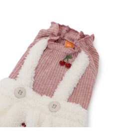 PET PARADISE ペットパラダイス スカート つなぎ 《チェリー柄》 小型犬