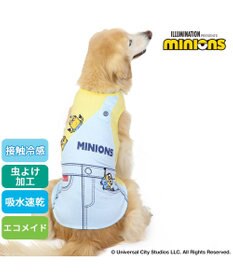 お盆だよ　大型犬ちゃん　タンクトップ　黄色 ミニオン タンクトップ 【中型犬】【大型犬】サロペット風