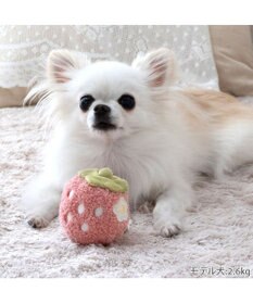 PET PARADISE ペットパラダイス ふわころトイ 《いちご  ピンク》 小型犬
