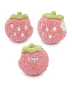 PET PARADISE ペットパラダイス ふわころトイ 《いちご  ピンク》 小型犬