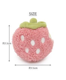 PET PARADISE ペットパラダイス ふわころトイ 《いちご  ピンク》 小型犬