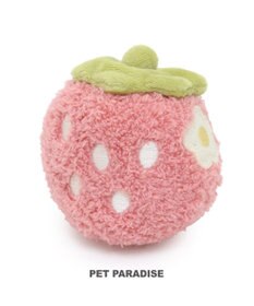 PET PARADISE ペットパラダイス ふわころトイ 《いちご  ピンク》 小型犬