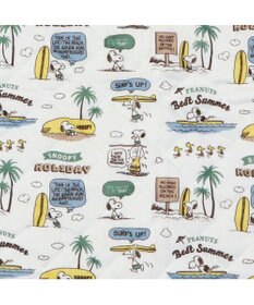 PET PARADISE 犬 クール マット 冷感 スヌーピー 柔らか サーフ 柄クールマット (48×40cm)  四角 接触冷感