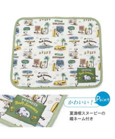 PET PARADISE 犬 クール マット 冷感 スヌーピー 柔らか サーフ 柄クールマット (48×40cm)  四角 接触冷感