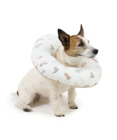 PET PARADISE ペットパラダイス makokoro エリザベスカラー 《わんちゃん柄》   Ｓ 小型犬