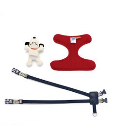 PET PARADISE スヌーピー マスコット付きハーネス SS 小型犬