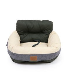 PET PARADISE ドライブ ボックス カドラーベッド 《 カーキ /  グレー 》 小型犬