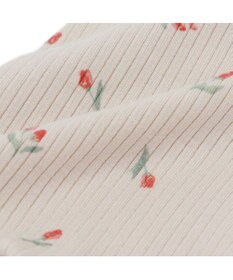 PET PARADISE ペットパラダイス お花のびのび リブ Tシャツ  小型犬