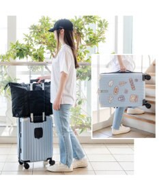 Mother garden しろたん スーツケース 《トラベル柄》
