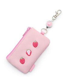 Mother garden マザーガーデン 野いちご キー＆パスケース ICカード入れ リール付き