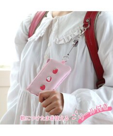 Mother garden マザーガーデン 野いちご キー＆パスケース ICカード入れ リール付き