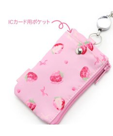 Mother garden マザーガーデン 野いちご キー＆パスケース ICカード入れ リール付き