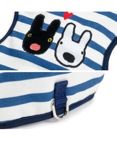 PET PARADISE リサとガスパール 保冷剤付 ハーネス 《ボーダー》 Ｓ 小型犬