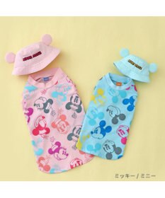 PET PARADISE ディズニー ミッキーマウス バケットハット付き Tシャツ 小型犬