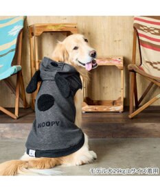 PET PARADISE スヌーピー 50s スヌーピーパーカー 《ブラック》 中型犬 大型犬