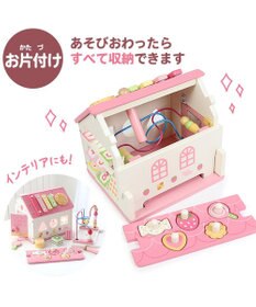 Mother garden 【ギフト巾着セット商品】1.5歳からの木のおもちゃ マザーガーデン いちごのおかしのおうち