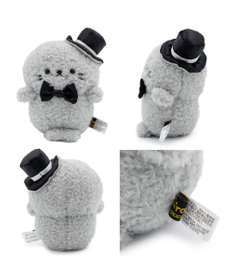 Mother garden しろたん モノクロ ぽてぽて マスコット 《しろたん》 単品