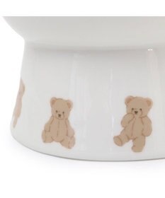 PET PARADISE ペットパラダイス 高さのある フードボウル 《テディ柄》 小型犬