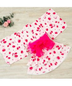 Mother garden 2025 マザーガーデン 野いちご 浴衣ドレス 《水彩柄》 95~100cm / 105~110cm