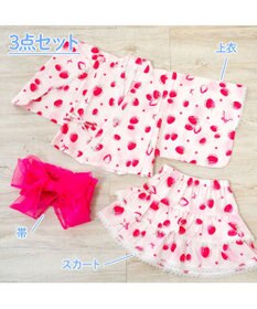 Mother garden 2025 マザーガーデン 野いちご 浴衣ドレス 《水彩柄》 95～100cm / 105～110cm