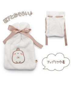 Mother garden マザーガーデン MOLANG モラン ふんわり靴下 & 巾着 セット くつした21～24cm 《ドリーミング柄 /フェイス柄》