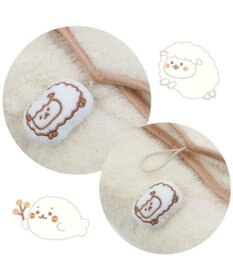 Mother garden しろたん くるっと膝掛け 《しろたん＆羊》