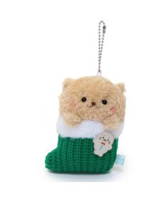 Mother garden しろたん クリスマス靴下キーホルダー 《らっこいぬ》 単品