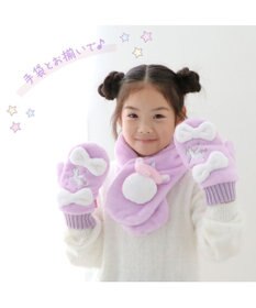 Mother garden マザーガーデン ユニコーン キッズ もこもこマフラー 《パープル》