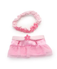 Mother garden しろたん ついてきちゃうしろたん マスコット 着せ替え服 お花ドレス＆花冠