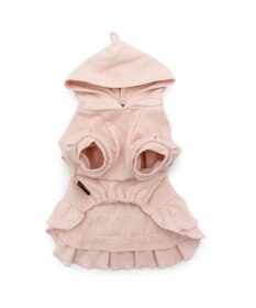 PET PARADISE ペットパラダイス フリルフーディー 《桃》 小型犬