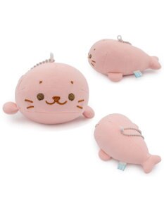 Mother garden しろたん クール キーホルダー 《ピンク》 単品