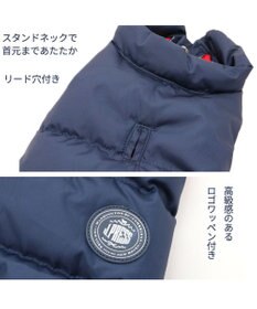 PET PARADISE 犬 服 J.PRESS 綿入り ベスト 【小型犬】  フライトベスト ネイビー