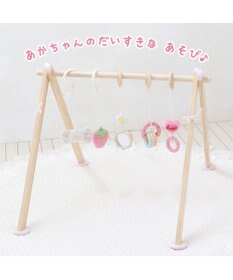 Mother garden マザーガーデン いちごの木製ベビージム 2ケ月~