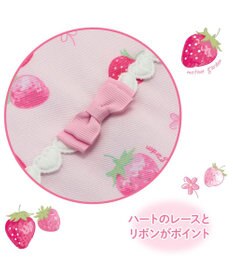 Mother garden マザーガーデン 野いちご 巾着 《スケッチ柄》 Sサイズ 20cm×27cm