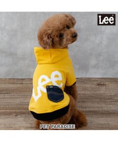 PET PARADISE Lee ビッグ ロゴ パーカー 《イエロー》 小型犬