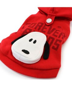 PET PARADISE スヌーピー ずっ友 お揃い パーカー 《レッド》  中型犬  大型犬