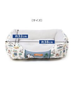 PET PARADISE スヌーピー サーフ柄 クール カドラーベッド（38×32cm）