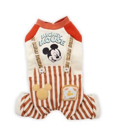 PET PARADISE ディズニー ミッキーマウス ストライプ パンツつなぎ 小型犬