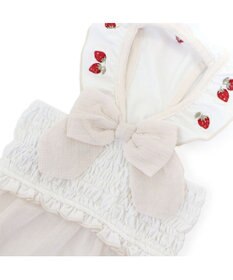 PET PARADISE ペットパラダイス エコメッシュ ワンピース 《苺刺繍》 小型犬