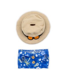 Mother garden しろたん ついてきちゃうしろたん マスコット 着せ替え服 《アロハシャツ&帽子》