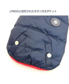 PET PARADISE 犬 服 J.PRESS 綿入り ベスト 【小型犬】  フライトベスト ネイビー