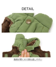 PET PARADISE LEE 綿入ベスト モノグラム 《カーキー》 小型犬