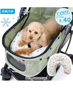 PET PARADISE ペットパラダイス クール ピロー 《いちご＆お花柄》