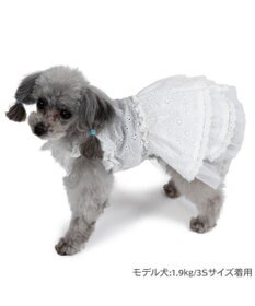 PET PARADISE ペットパラダイス アイレット レース ワンピース 小型犬