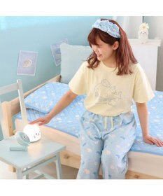 Mother garden しろたん Tシャツ 半袖 《星くじら柄》クリーム色 S/M/L/XL レディース メンズ ユニセックス 男女兼用 半袖 あざらし アザラシ かわいい キャラクター マザーガーデン 父の日 父の日ギフト