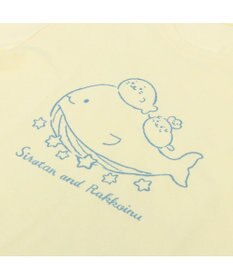 Mother garden しろたん Tシャツ 半袖 《星くじら柄》クリーム色 S/M/L/XL レディース メンズ ユニセックス 男女兼用 半袖 あざらし アザラシ かわいい キャラクター マザーガーデン 父の日 父の日ギフト
