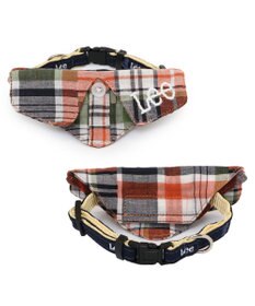 PET PARADISE Lee チェック襟付首輪 3S 小型犬